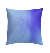 Close-up of Snow White’s Cottage Outdoor Pillow fabric design.